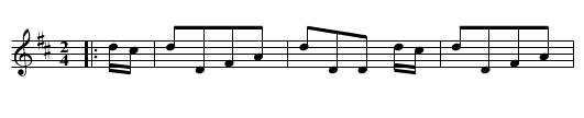 Duke of York [1], The - staff notation