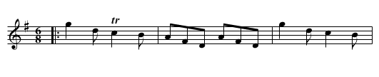Duke of York, The  - staff notation