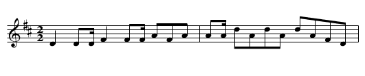 Duke of Yorkes March - staff notation