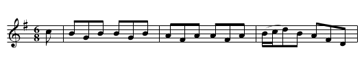 Duke of Yorks Fancy - staff notation