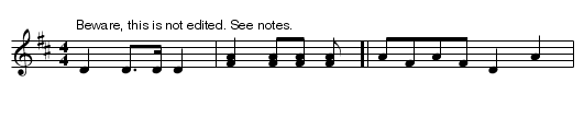 Duke Of York,s March. JMT.095 - staff notation