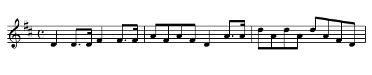 Duke of Yorks March. Ya.17 - staff notation