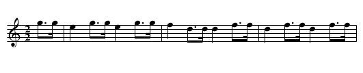 Duke of Yorks New March - staff notation