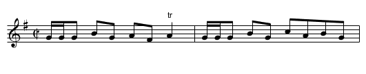 Duke's Reel. JJo4.076, The - staff notation
