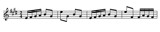 Dul dT&iacute;'s Na R&aacute;iseanna - staff notation