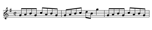 D'ulam'an na Binne Bu'i - staff notation