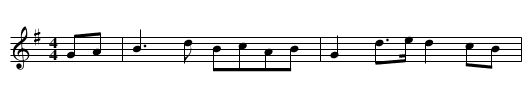 Dumbarton Drums - staff notation