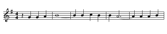 Dumbarton's Drums - staff notation
