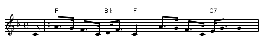 Dun Telve - staff notation
