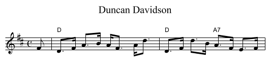 Duncan Davidson - staff notation
