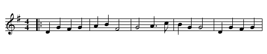 Duncan Grey - staff notation