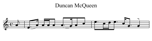 Duncan McQueen - staff notation