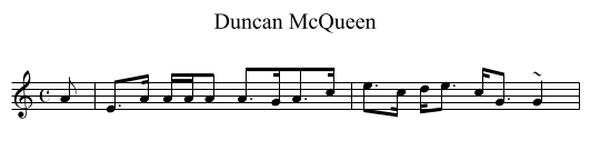 Duncan McQueen - staff notation