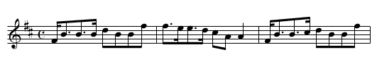 Duncan McQueen's - staff notation