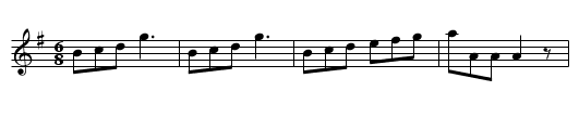 Duncan's Dance. - staff notation