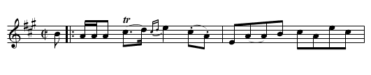 Dundarg - staff notation