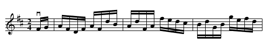 Dundee -- Hornpipe - staff notation