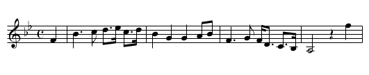 Dundee Lassie, The - staff notation