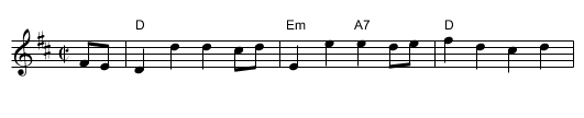 Dunkeld Volunteers, The  - staff notation