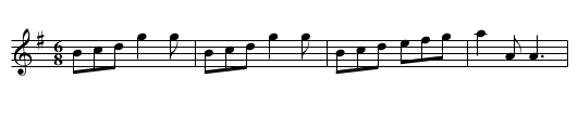 Dunkers [sic] Dance - staff notation