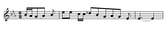 Dunlavin Green - staff notation