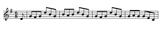 Dunmanway Lasses - staff notation