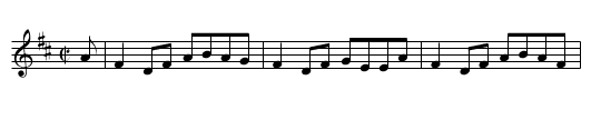 Dunnechan - staff notation