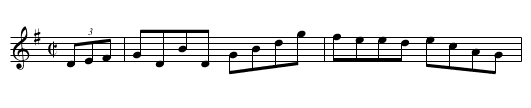 Dunphy's - staff notation