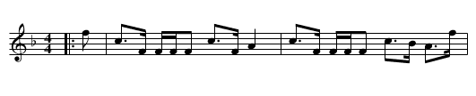 Dun's Frolic - staff notation