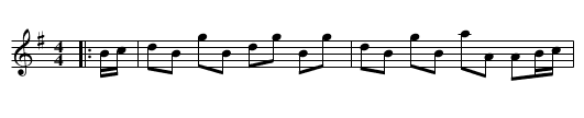 Dunse Castle - staff notation