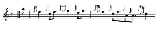 Duntroon - staff notation