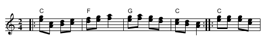 Dura - staff notation