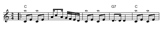 Durangs Hornpipe (OLD WAY) - staff notation