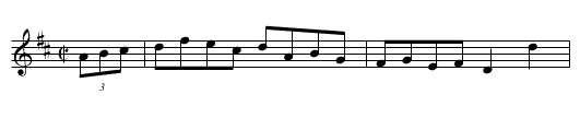 Durham Hornpipe [2] - staff notation
