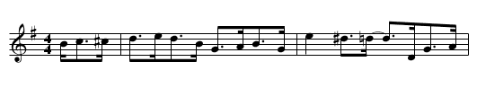Dusky Minstrel - staff notation