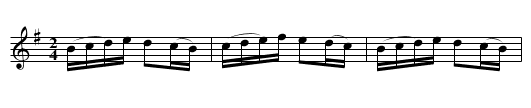 Dust the Miller - staff notation