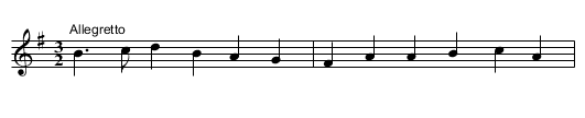 Dusty Miller. TWC.002 - staff notation