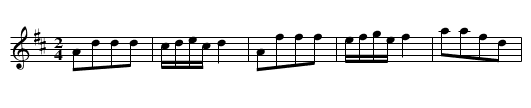 Dutch Polka - staff notation