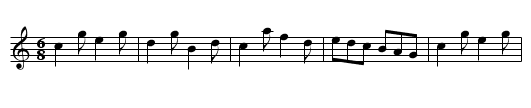 Dutch Trot, The. WM077 - staff notation