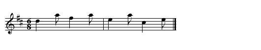 Dutch Trot,The. WM.120 - staff notation