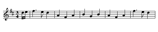 Dutch (Waltz) - staff notation
