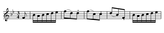 Dutchess of Bedford Waltz. Le4.129 - staff notation