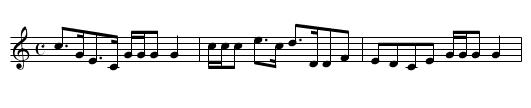 Dutchess of Gordon's Reel [7] - staff notation
