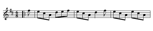 Dutchess of Hamilton's Rant. Ru2.069, The - staff notation