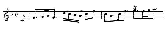 Dutchess of Manchester’s new Strathspey - staff notation
