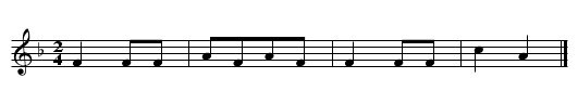 Dutchess Of Montrose's Reel. WM069 - staff notation