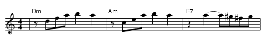 Dve Gitari - staff notation