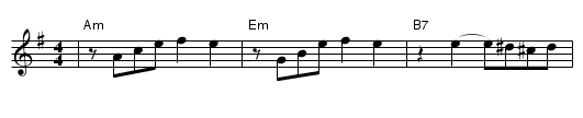 Dve Gitari - staff notation