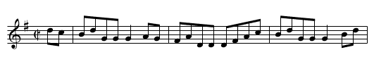 Dwyer's Hornpipe [2] - staff notation