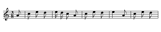 E Para Lou Loup - staff notation